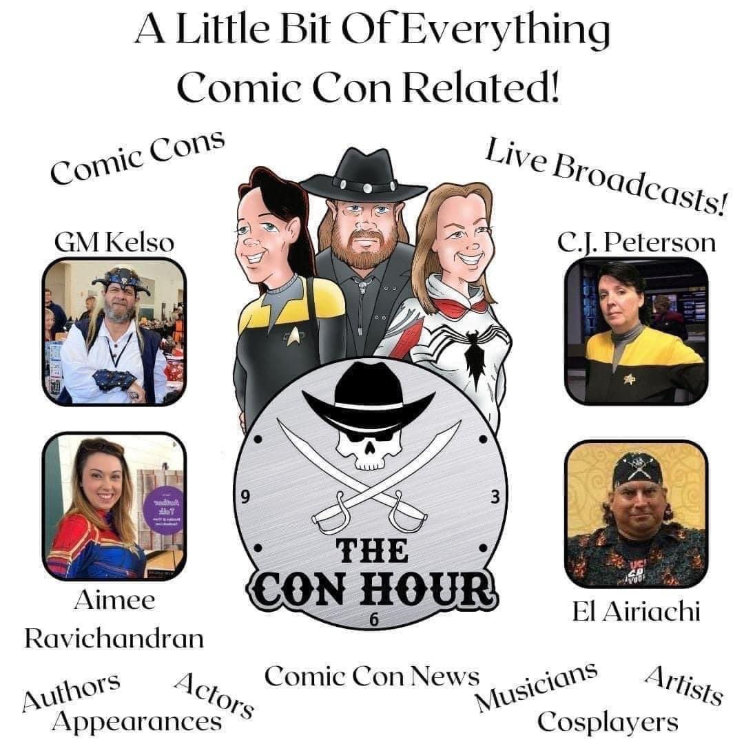 authoress_cj's tweet photo. TODAY at 11:10AM CT, it’s your weekly dose of @TheConHour!
#dontmissit
#livebroadcast:
#Youtube - https://t.co/if4Uor58IK
#audio - https://t.co/ZL163na10Q
#twitch - https://t.co/mtRDWQazjJ
#website - https://t.co/FPnQw5OjgM
#podcast #podcastshow #live #theconhour #youtubechannel https://t.co/7AM4KTxBix