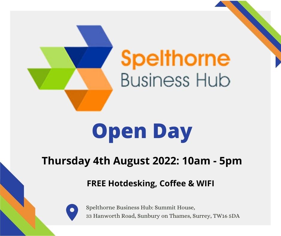 FREE Hotdesking, Coffee & Wifi @ Spelthorne Business Hub Open Day

Thursday 4th August 2022: 10am - 5pm

Places Strictly Limited: Register Now: cotribe.com/sunbury-open-d…

#freecoworking #hotdeskingsunbury #spelthornebusinesshub