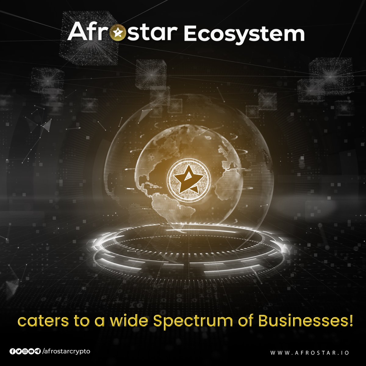 afrostarcrypto's tweet photo. Afrostar Blockchain helps diverse fields blossom!

#Afrostar #afrostarcrypto #blockchain #blockchaintechnology #blockchainnews #crypto #cryptonews #cryptoeducation #africa #cryptocurrency #cryptocoin #africancrypto #cryptofacts https://t.co/H81QW28cC9