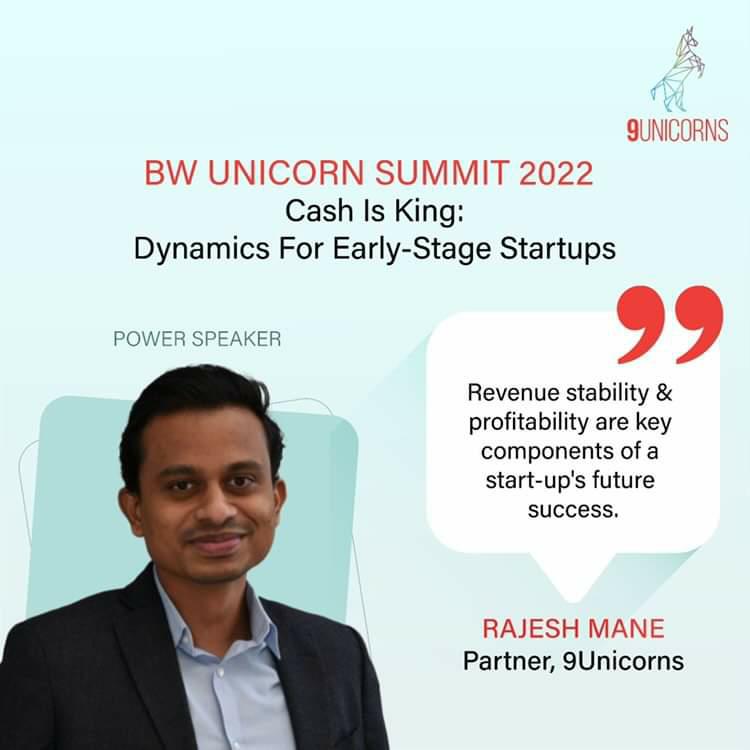 100UnicornsVC's tweet photo. Check out the expert's discussion on “ Cash Is King: Dynamics For Early-Stage Startups”  at BW Unicorn Summit 2022. 
 
Link - https://t.co/UomLC76uyg https://t.co/9PgAWZKwai