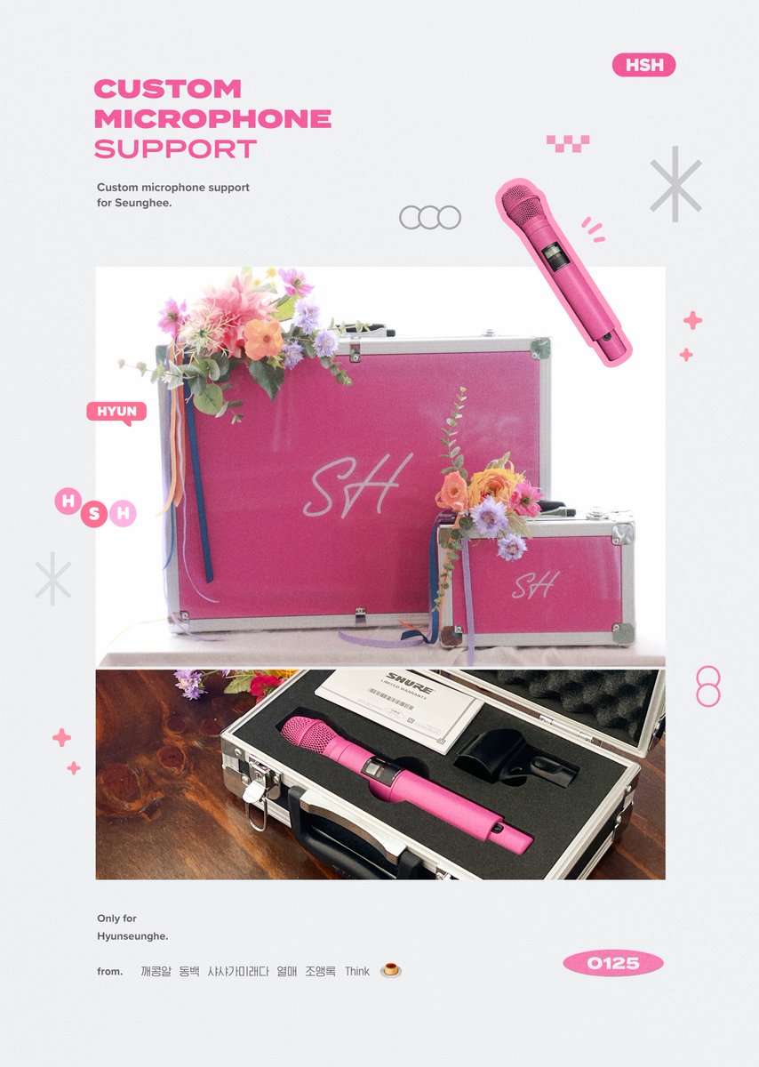 think_125's tweet photo. 𝗖𝗨𝗦𝗧𝗢𝗠
𝗠𝗜𝗖𝗥𝗢𝗣𝗛𝗢𝗡𝗘
support for Seunghee.

재간둥이 개짱보컬🎀 승희를 위해
커스텀마이크와 수신기를 선물했습니다.
모든 디자인은 승희의 의견이 100% 반영됐습니다.

노래하는 현승희 최고짱사랑해❤️
#현승희 #승희 https://t.co/DHuYiBIIU4