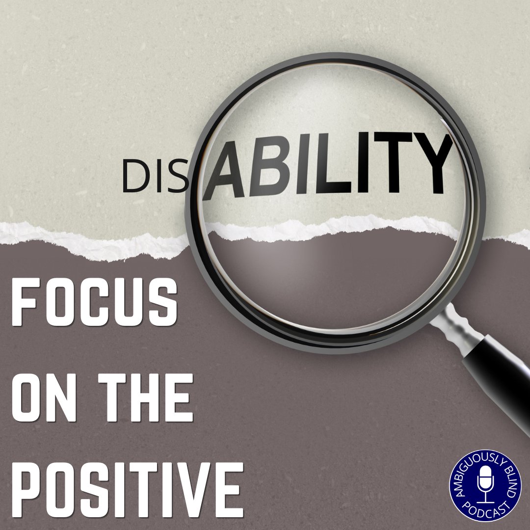 Focus on the positive.
#amblind #podcast #tremendous #vip #blind #ally #opticneuropathy #LowVision #meningitis #survivor #advocate #DontWait #WreckEm #ability #focus #abilitynotdisability #motivation #powerofpositivity #staypositive #halffull #monday #inclusion #ada #adapt