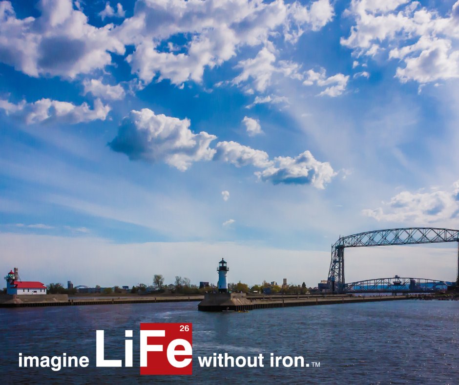 Every American born will need more than 20,000 pounds of iron in their lifetime. More than 85% of the iron mined in the US is mined in northeast Minnesota to be processed into steel to make many of the products, services, infrastructure &amp; transportation that we use every day.