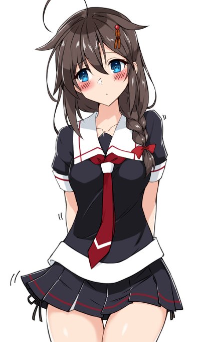 なにか見えている時雨
 #パンツの日 