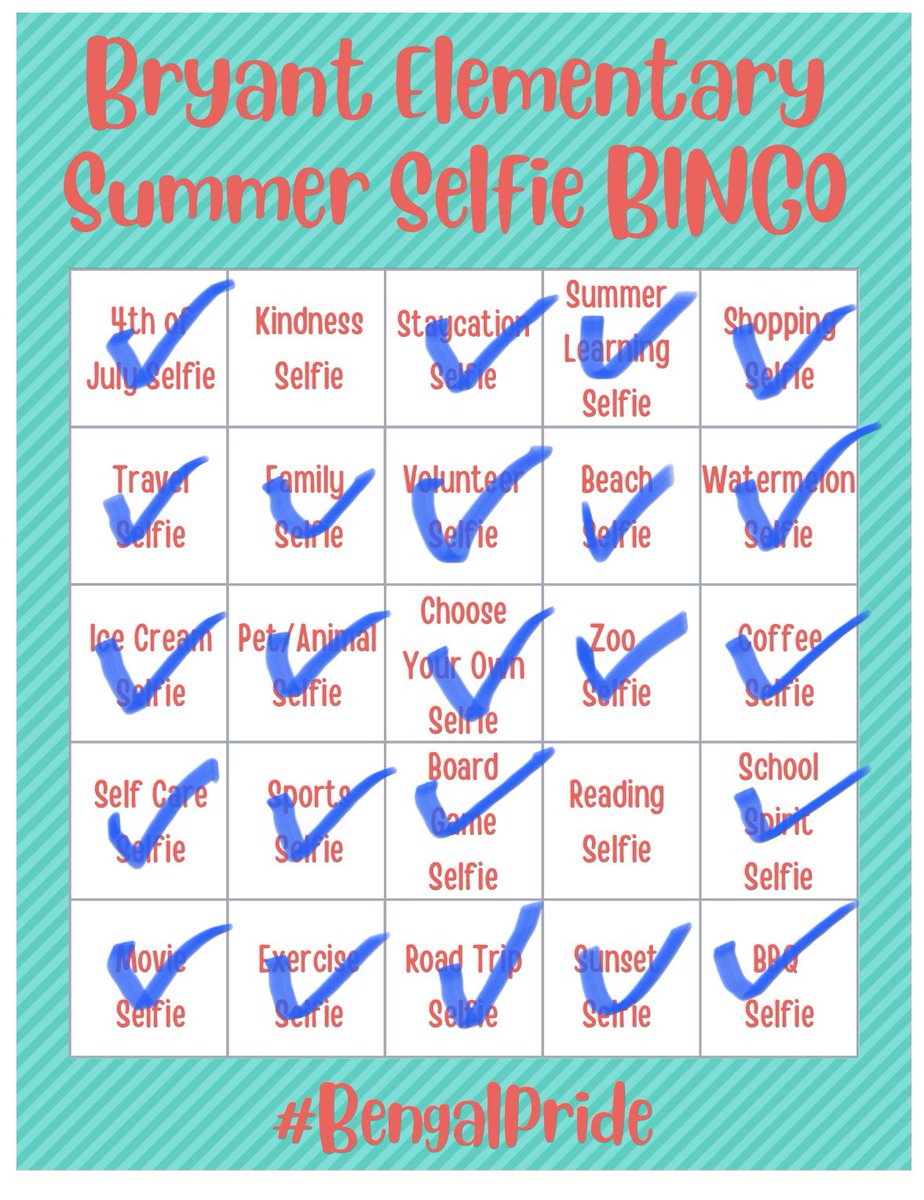 Staycation selfie! When you can’t get mimosas and Strawberries and Cream at Wimbledon, you make do at home! #bengalpride <a href="/BryantElem/">Bryant Elementary</a>