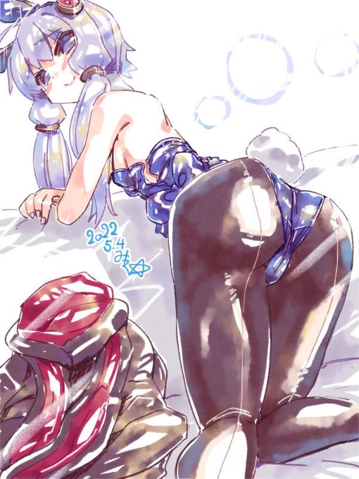 バニガの日なのでバニガゆかりさんの後ろ側^^ 