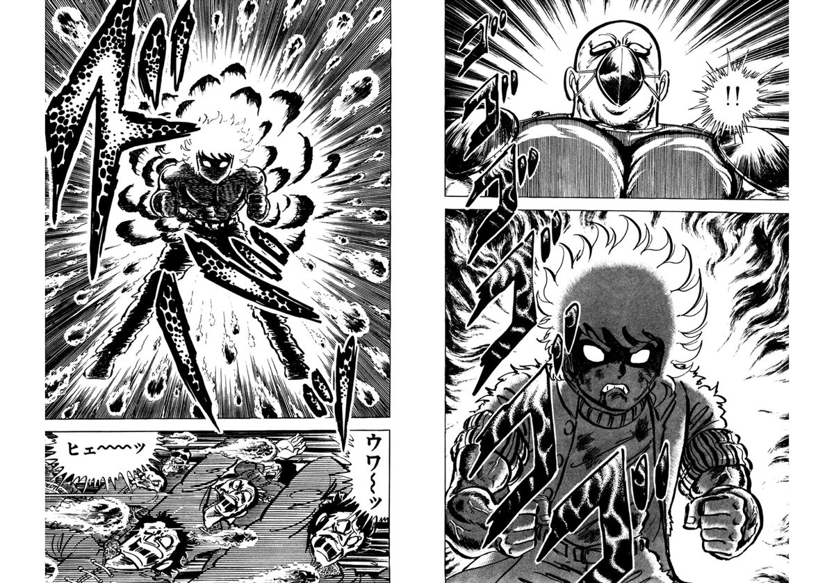 時々変な超能力を使って違う漫画になるのだ これは超能力ものと不良バトルを融合させ メキシカン忍者𓆏霧隠サブローの漫画