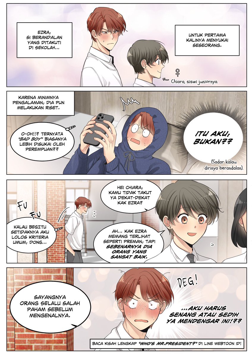 A quick 4 koma comic that i submitted for recent Ternate Komik Week Exhibition 🙇🏻‍♀️

Coming up with a one-shot 4 koma story idea is really hard, shout out for comic artists who be able to create it constantly 🙏🏻:"")✨ 