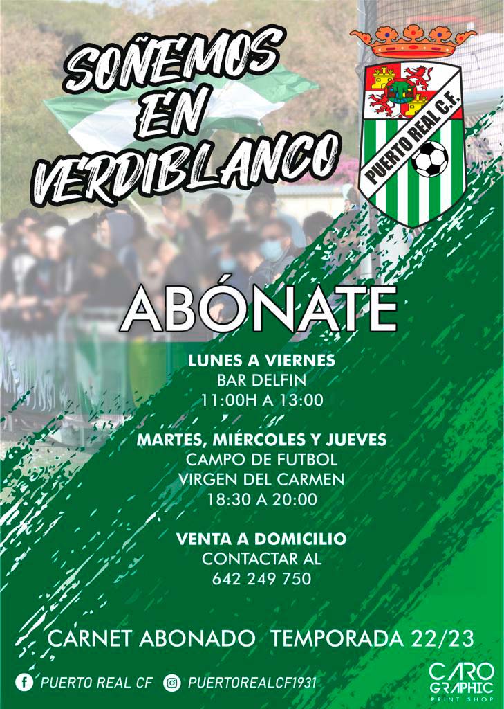 PRCF1931's tweet photo. 📃 CAMPAÑA DE ABONADOS.🤭

🗣️Con el lema "Soñemos en Verdiblanco" damos paso a la campaña de abonados para la temporada 2022-23.💚🤍

😴Un sueño que esperamos tenga final feliz y vivirlo a vuestro lado.🫂

 ¡ Soñemos Juntos !💪⚽

#SiemprePRCF
#Desde1931 https://t.co/H5IoWfljeg