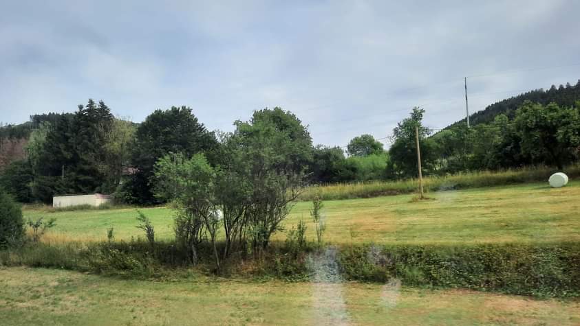 On the way to Bochum.❤
Here are a few clicks from the train.  Traveling by train is idle, when you're in Europe. 🙏🧿