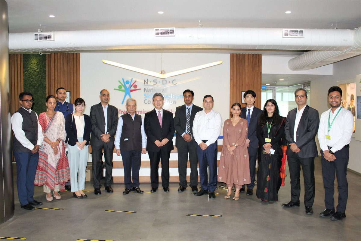 MSDESkillIndia's tweet photo. The Government of India and Government of Japan today held the third Joint Working Group (JWG) meeting to discuss the way forward for successful implementation of the Specified Skill Worker (SSW) scheme. 

#SkillIndia #Skill4All https://t.co/55KRuI1P6R