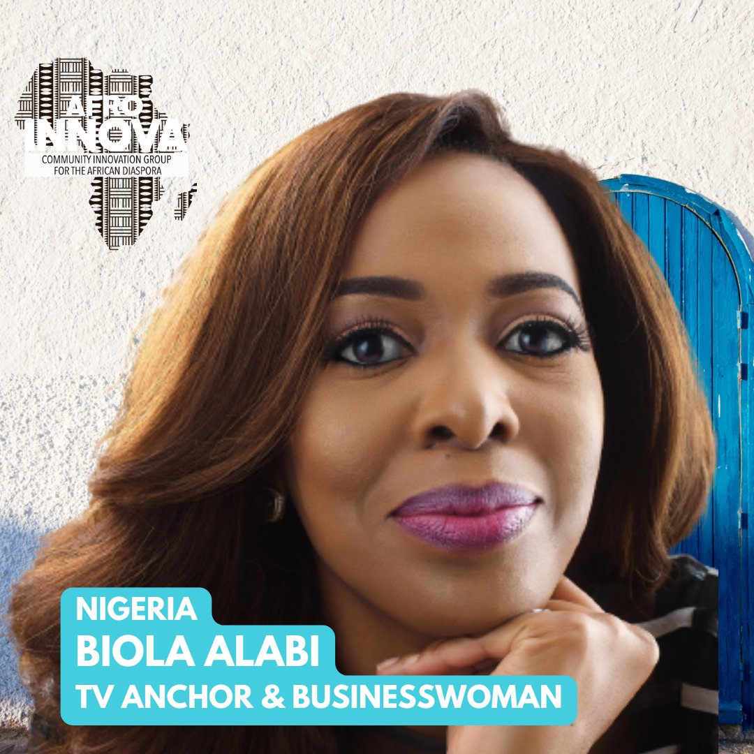 afroinnova's tweet photo. @biolaa1 is a TV anchor &amp; businesswoman. She has over two decades of media experience both locally &amp; internationally. Currently, she is the CEO of a media consulting company @biolaalabimedia
#AfroInnova #NewDoorsofReturn #AfroInnovaNewDoors #DoorsofReturn  #NewGlobalPower #Africa https://t.co/nHguTy0pLC