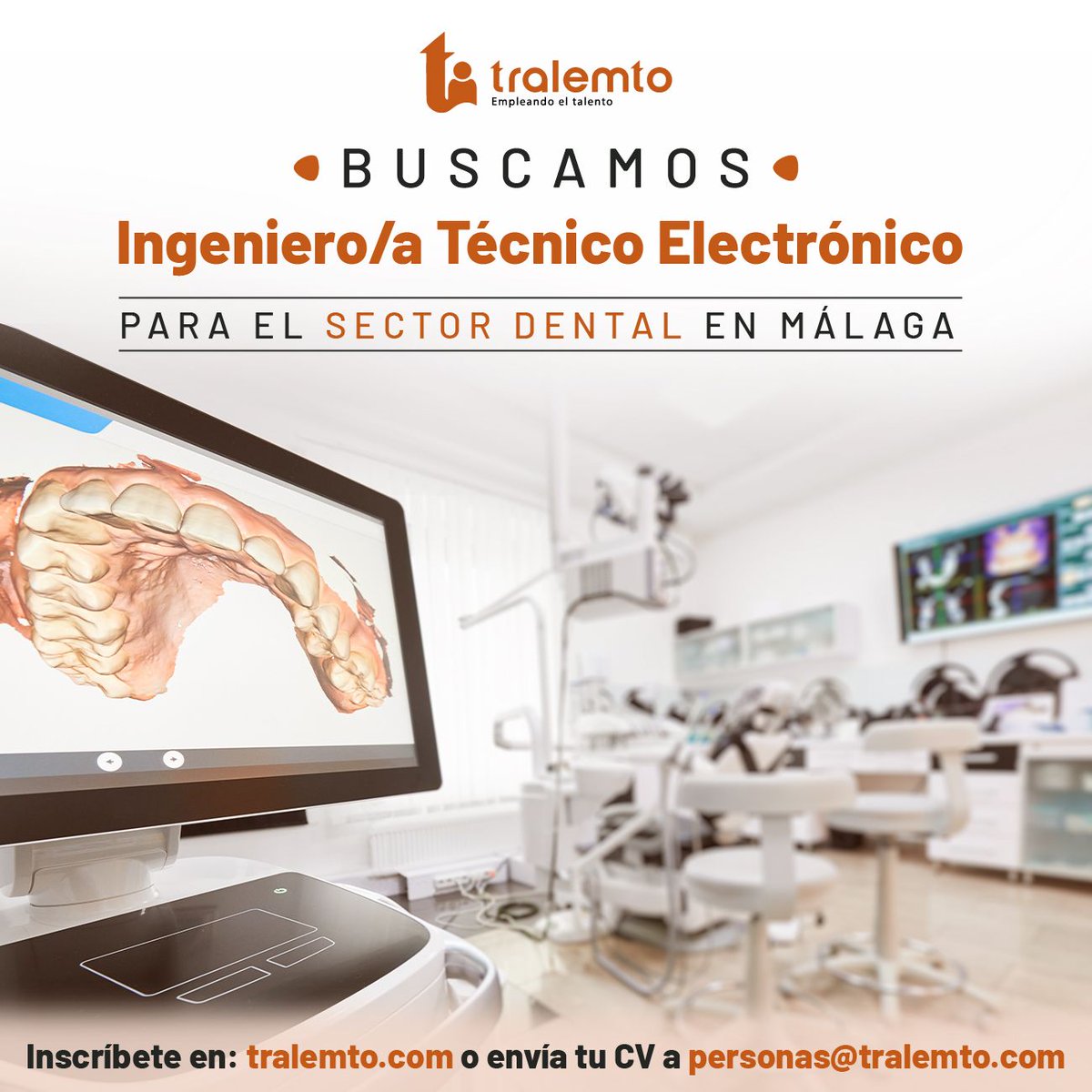 Buscamos #INGENIERO/A #TÉCNICO #ELECTRÓNICO para importante #distribuidora de equipos de #radiología #dental y #radiografía #3D, ubicada en #Málaga.
Todos los detalles de la oferta: tralemto.com/portfolio/inge…