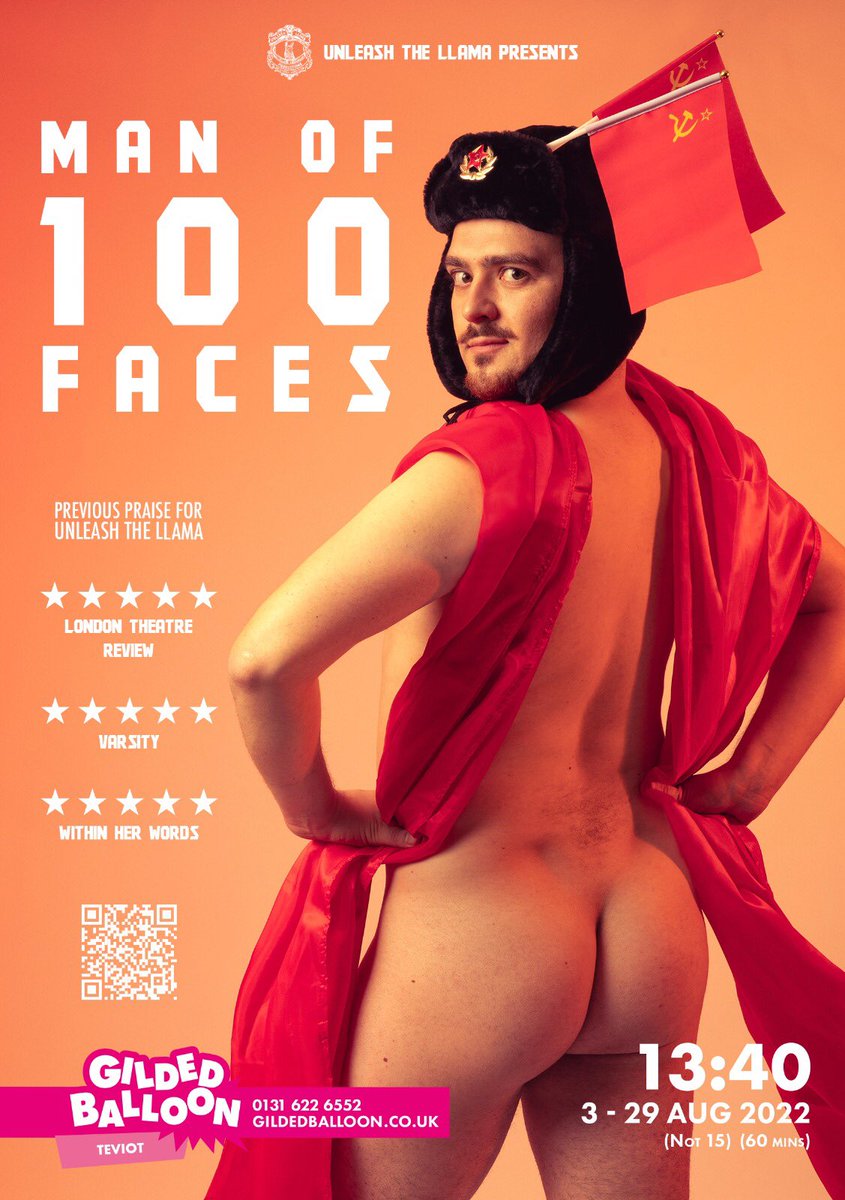 LlamaUnleash's tweet photo. Our new show has landed!

100 characters. 1 performer. 1 hour.

#Manof100Faces 

Tickets 👉 🎟 https://t.co/aLJDwWmvZK

Let the madness commence. @RobbieNestor https://t.co/X36eHFrzey