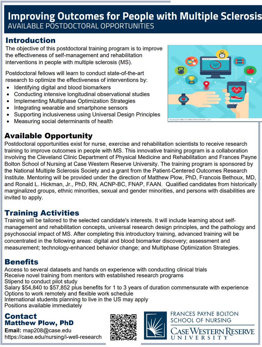 Postdoctoral Opportunity! Read below for more information: