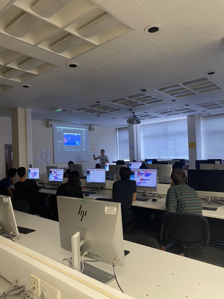daisyogle1's tweet image. It was great to have @Alimaggs from @ChaosCreatedApp on campus today, delivering a Video Game Design workshop to our Year 12 Access Leicester: STEM students 🎮 I’d been looking forward to this one since we first planned it, thank you Ali! 🤩 #thinklikeaprogrammer #stemoutreach