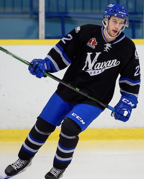 TheCCHL's tweet photo. The @GradsHockey Black sweaters edge their Blue sweaters to advance to the #CCHLThreads Championship! https://t.co/s8VaZ5LcgW