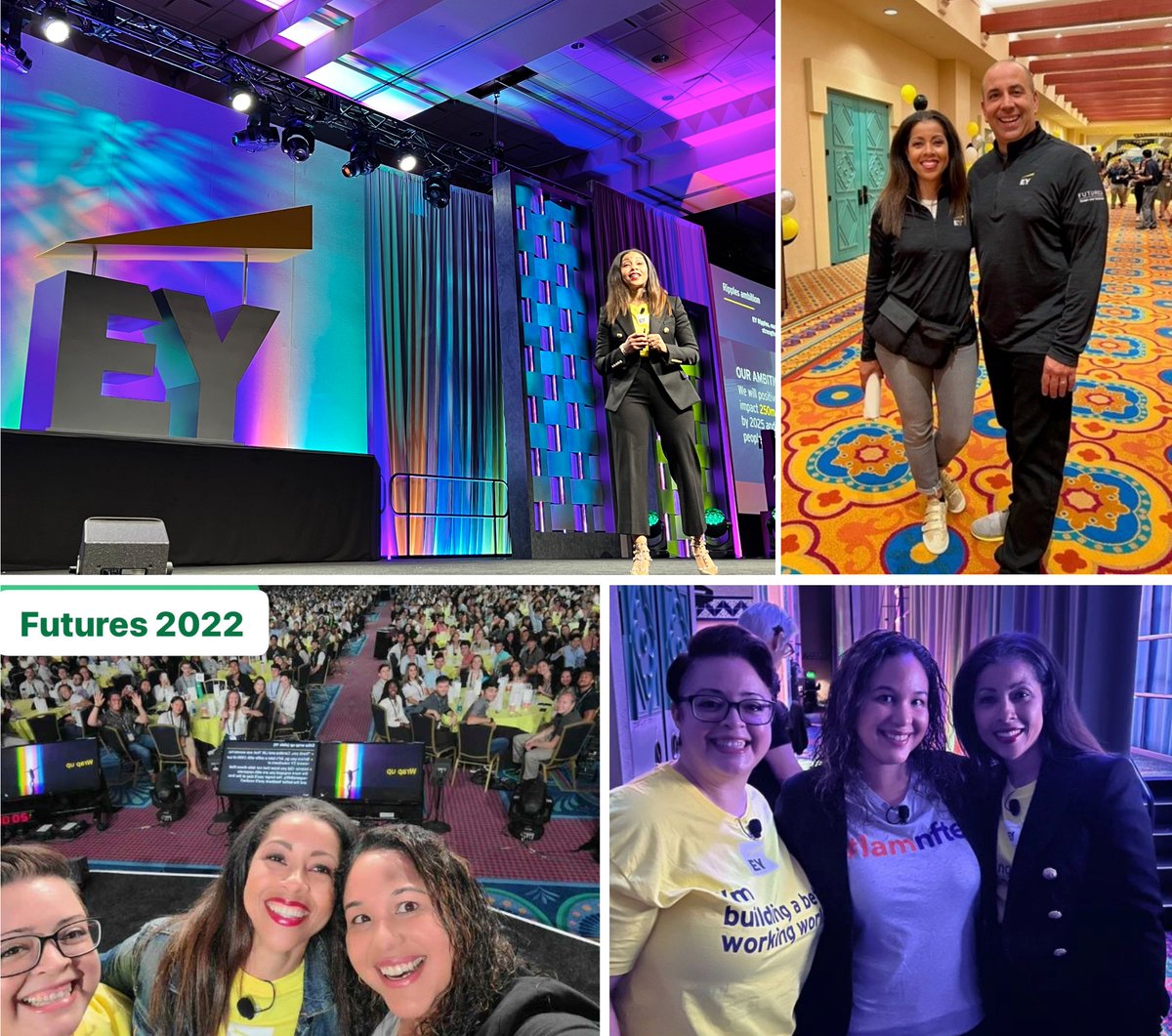 erikadpatterson's tweet photo. It was such an amazing experience celebrating nearly 4K interns at @ey_us's Futures 2022. You could feel the energy & excitement to positively impact our communities. I'm excited to see what they will do next! #BetterWorkingWorld #EYIntern https://t.co/0S5TmskqH7