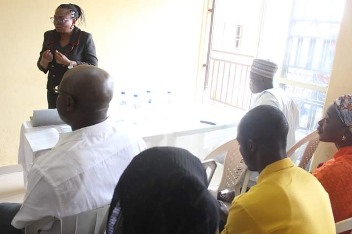 Seyi Olagundoye, Executive Director of C-BIGS presenting the project outcome.
<a href="/EUinNigeria/">EU in Nigeria 🇪🇺🇳🇬</a> 
<a href="/ngBritish/">British Council</a> 
<a href="/civicactionng/">Civic Action, Sustainable Communities</a>