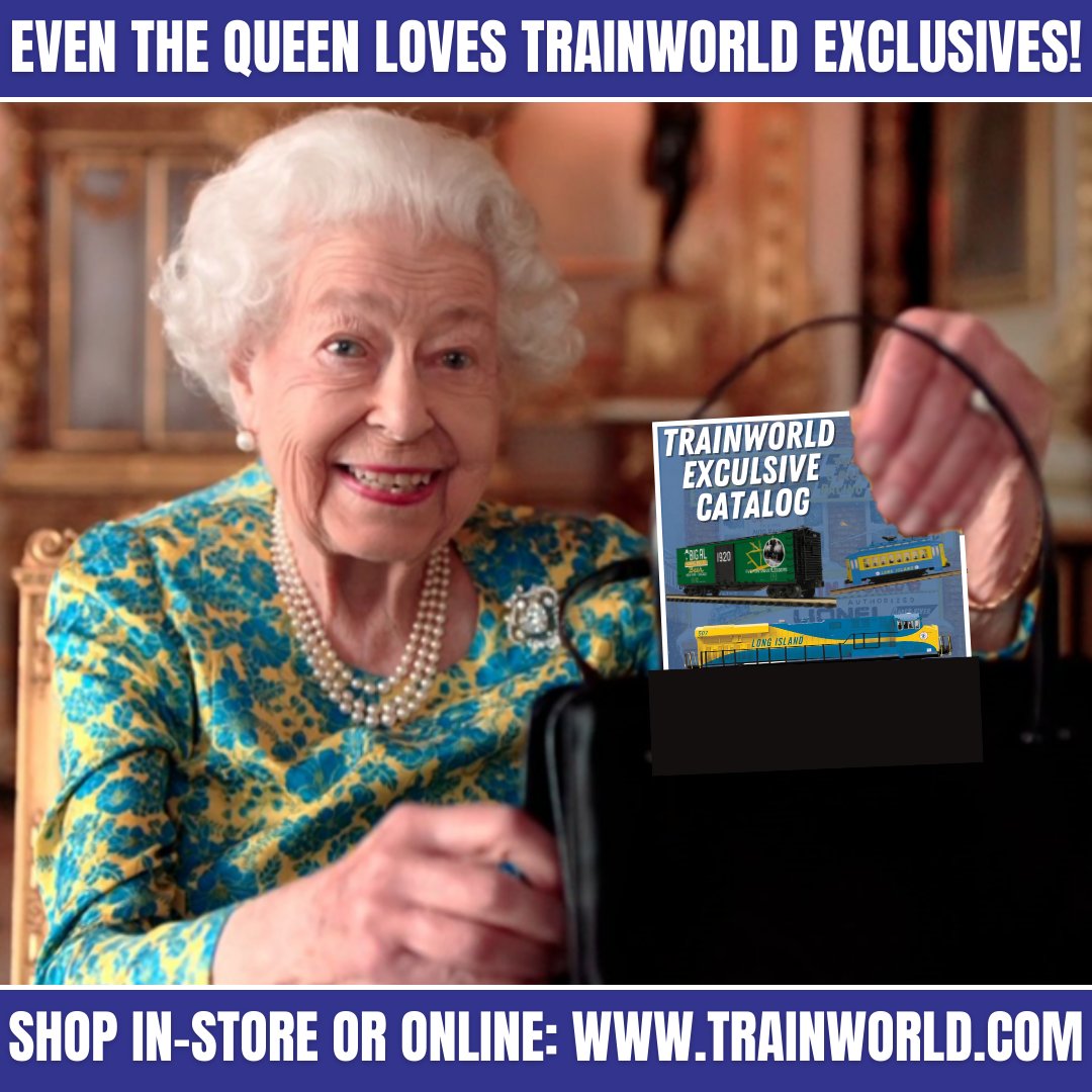 Trainworld's tweet photo. She certainly has good taste π
#trainworld #trainland #modeltrains #trains #modeltrain #modeltrainlayout #modeltrainhobby #railfan #toytrain #toytrains #trainset #trainsets #ridewithtrainworld #meme #queenmeme https://t.co/UEi2LsCmDt