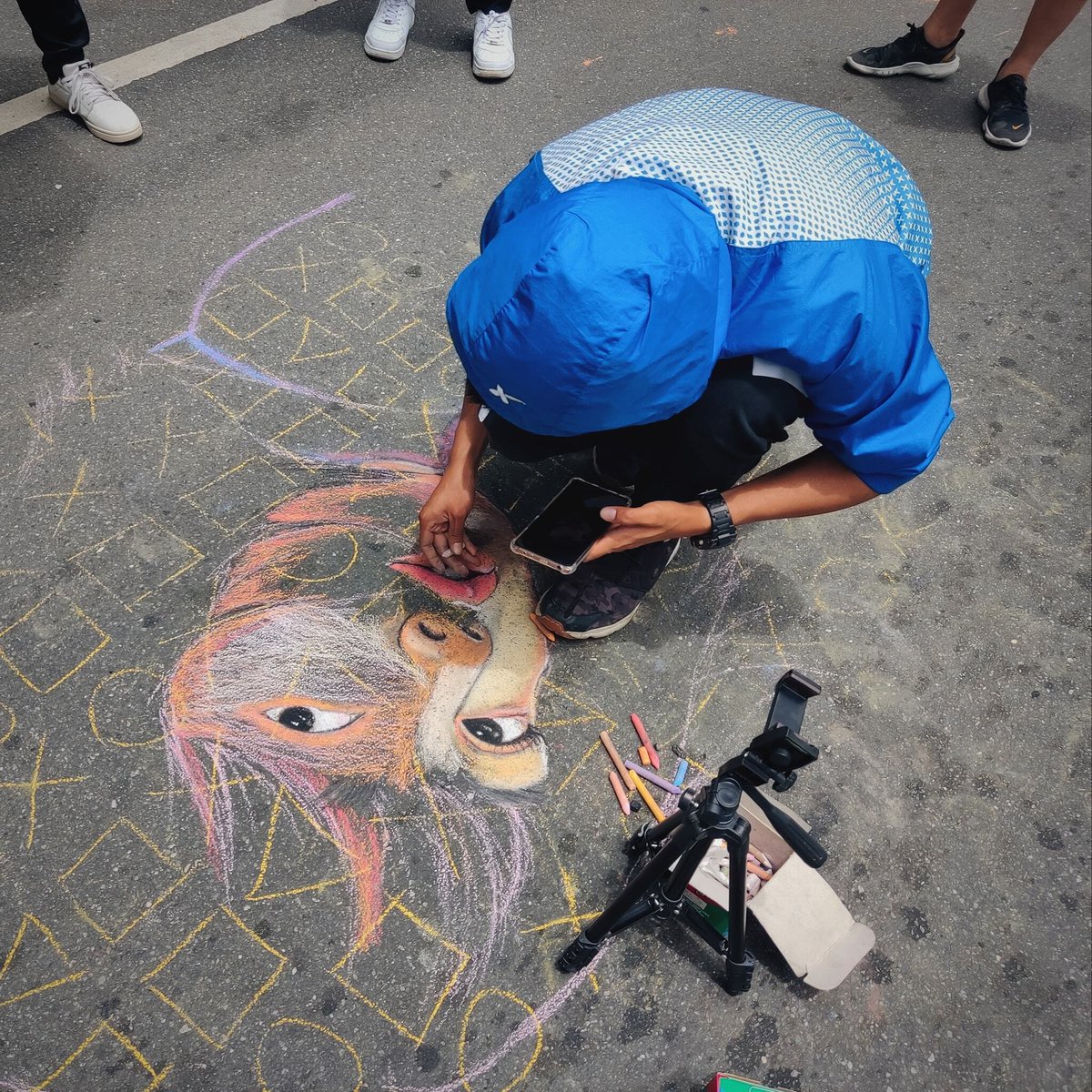 Lea on Twitter "RT PhilippineStar LISA CHALK ART IN BAGUIO 🖍 A