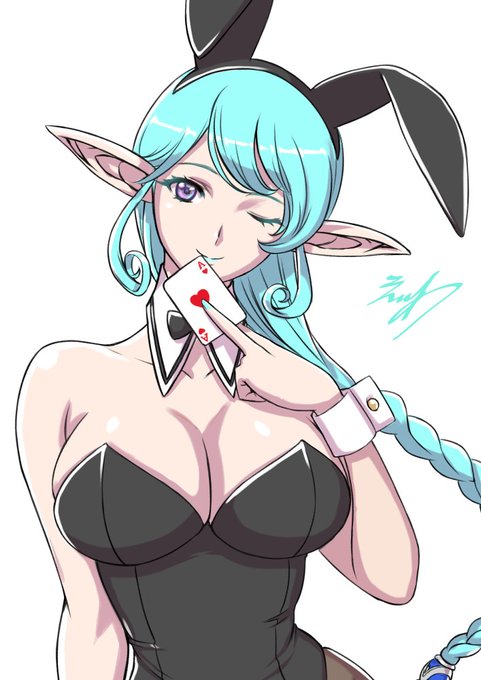 #バニーの日 
バニーを描いてないと思ったので描いてみました🐰 