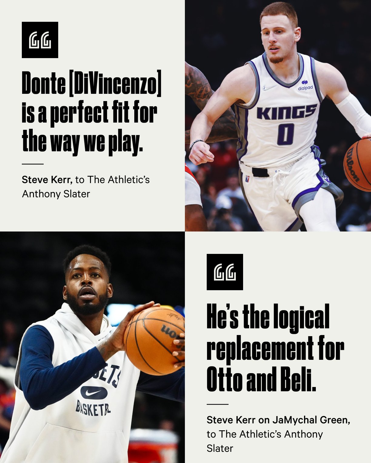 Donte DiVincenzo, Warriors shoot their way to the cusp of playoffs - The  Athletic