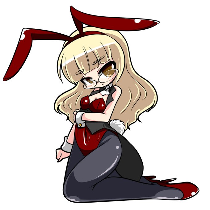 #バニーの日 
ペリーヌさんは高貴なのでバニーが似合う。 