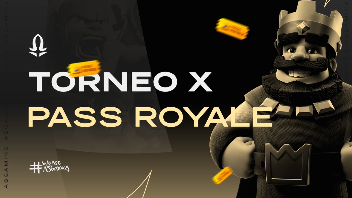 Amigos para celebrar nuestra unión con @AS_Gaming2 🥳 estoy sorteando un PASS ROYALE en este Twit y haremos un torneo por 2 PASS🤙🏻😎
Requisitos para reclamar el premio:
✅ Seguirme a mí y a @AS_Gaming2 
✅ 🔃 y ❤️
Te espero en mi canal de Twitch
10pm🇲🇽
Twitch.tv/wachateelshow