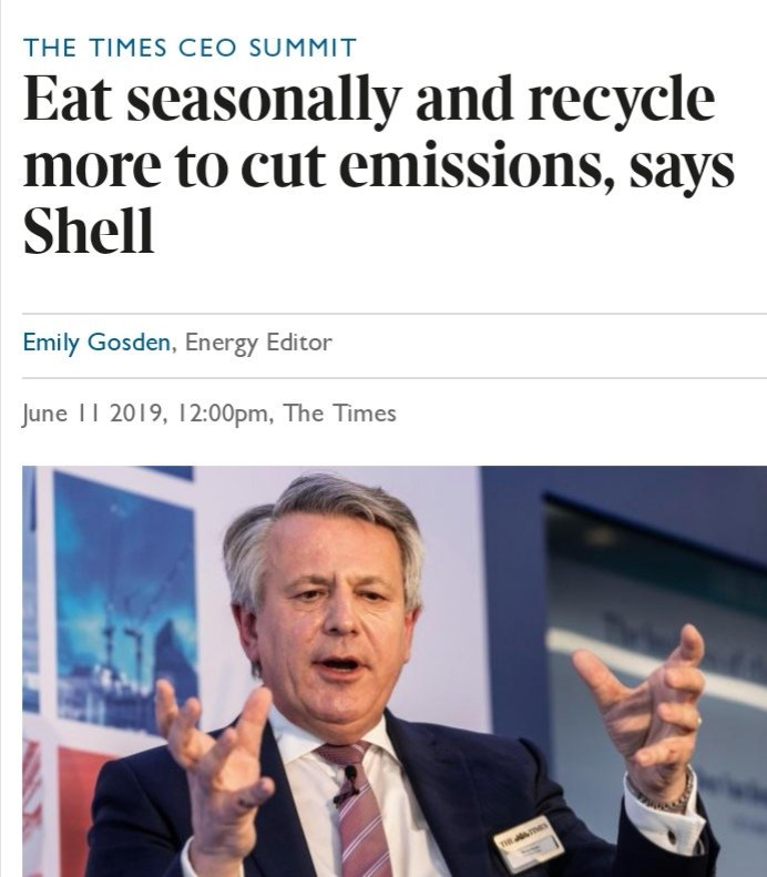 Everybody: we need to shut down the fossil fuel industries

Shell: