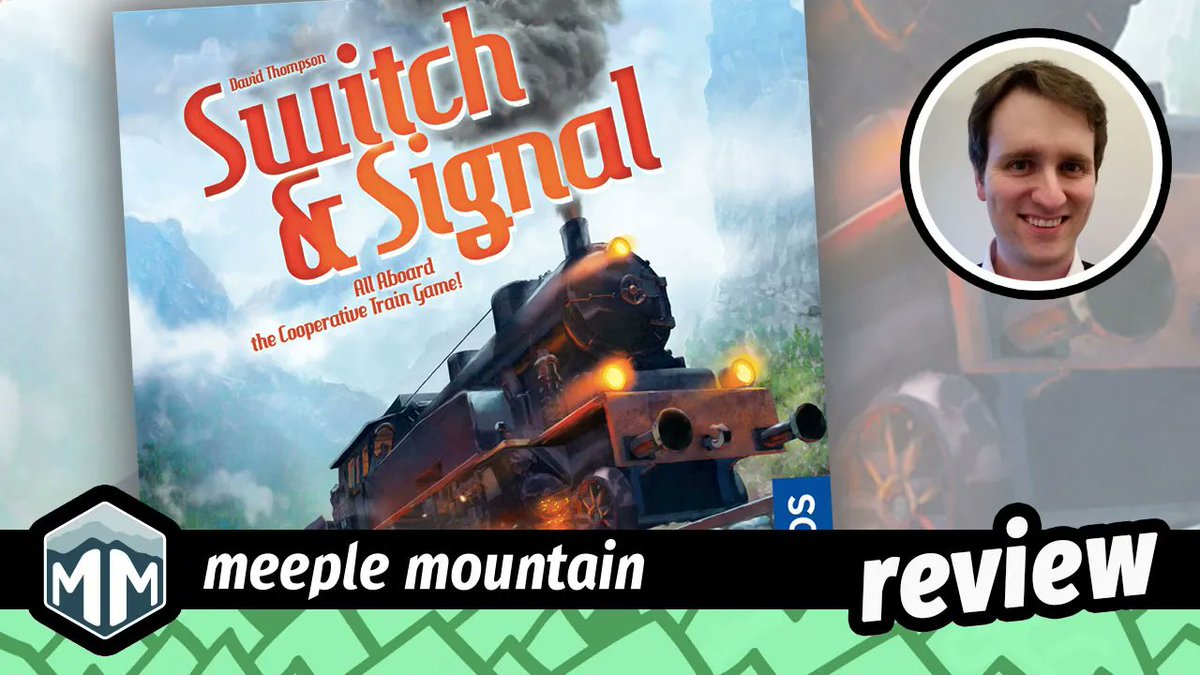 meeplemountain's tweet photo. Read @AndrewMHolmes' review of Switch &amp; Signal, from Thames &amp; Kosmos, and find out whether this rare cooperative train game delivers the goods on time or hits the buffers!
https://t.co/Qz94zkKcZG

#BoardGames #TrainGames #CooperativeGames #ThamesAndKosmos #SwitchAndSignal https://t.co/gLH3XtwosU