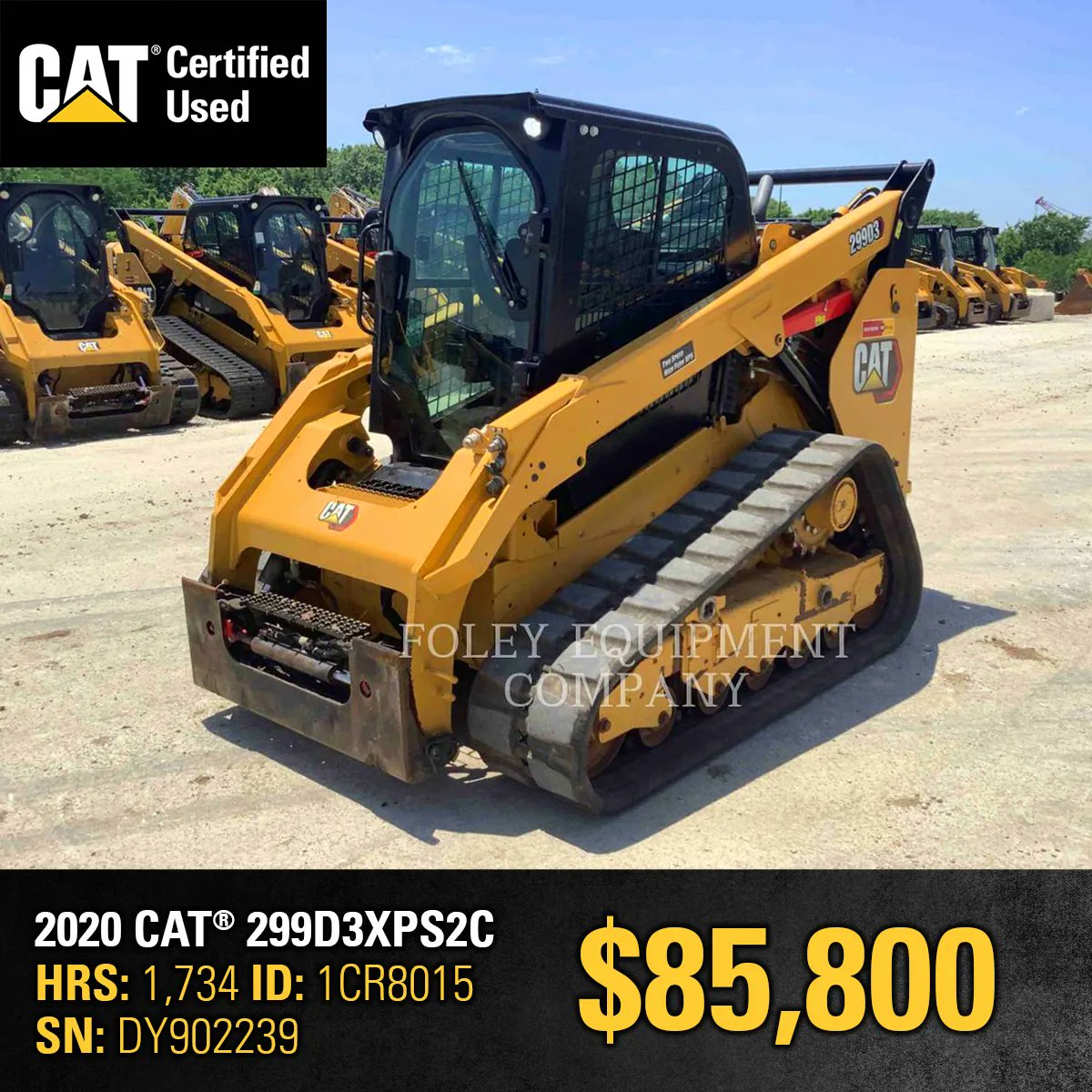 FoleyEquipment's tweet photo. Cat Certified Used 289 and 299 skid steers! Machines are available and ready to work – and come with special warranty packages and financing! Click https://t.co/W0tsGMHkqf for more information – Act fast, this offer expires August 31, 2022.
#FoleyEquipment #Foley #Caterpillar https://t.co/TBgv9wbjpr