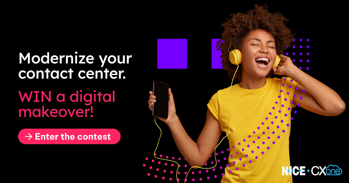 Having the #contactcenter of your dreams doesn’t have to be just a dream. Enter the NICE Digital Makeover: Contact Center Edition contest today. #cxtransformation 
okt.to/xKeQNu