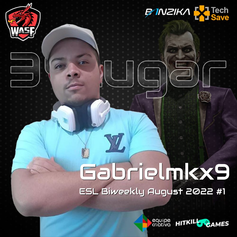 WasFEsports's tweet photo. Nossos bravos soldados @Gabrielmkx9 e @AlvarezJrFGC foram muito bem na 1° edição de Agosto da @eslbrasil de #MortalKombat11 e conquistam sua posição no Top 8, garantindo seus Earnings em Dólar 🤑
Estamos extremamente contentes com o resultado apresentado.

#GoWasF https://t.co/y5BCjj2P0Q