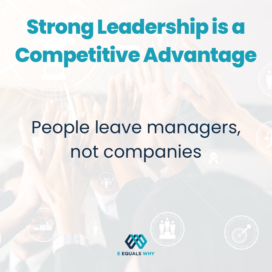 Strong leadership really is a competitive advantage - it’s important to keep in mind that people leave managers, not companies. Using the E3 methodology and formula, your leadership style can ensure employee engagement and retention.