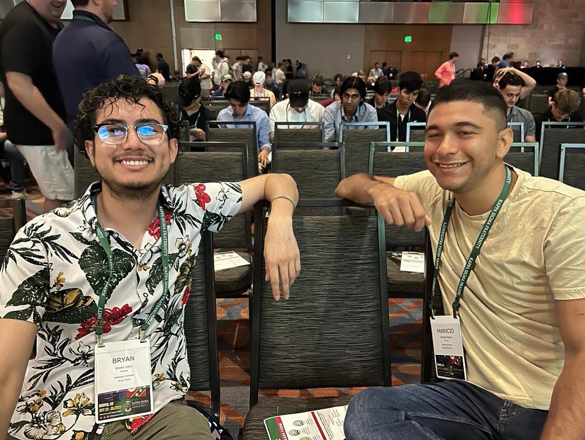KSMuIota's tweet photo. (1 of 3): This weekend; Three brothers from our Chapter (Brother Fabricio Flores, Brother Bryan Solis and Brother Tavier Maldonado) recently attended the Leadership Conference in Denver, Colorado!

#KSLC2022 #LikeNoOther https://t.co/ChKJeCk2oq