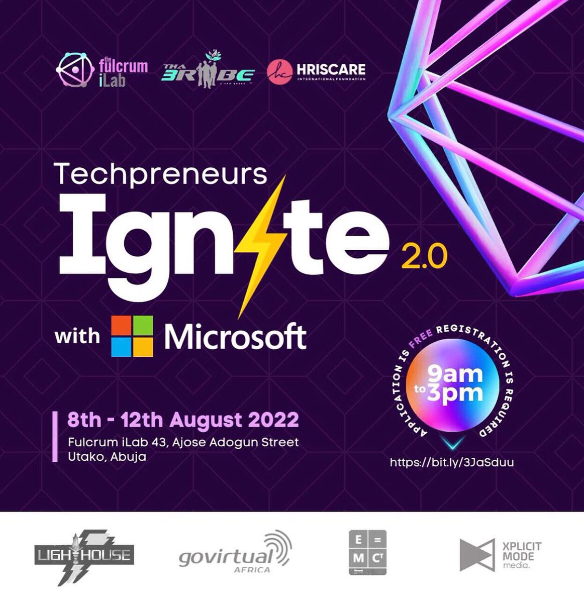 HrisTabitha's tweet image. The Fulcrum iLab in partnership with Microsoft and Hriscare International Foundation invites you to its&apos; 4days intensive Bootcamp.

#technoprenure2.0 #powerplateform
#microsoftcommunity
#microsoft
#hriscarefoundation
#GPPB

forms.office.com/r/ij9GTsYicg