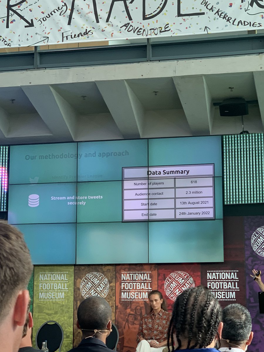 Representing <a href="/WomeninFootball/">Women in Football</a> at the #CrossingTheLine event. Fascinating research and a very interesting discussion. Great to hear about the ambition also to have a dedicated report for female players. Important point raised about understanding/clarifying what constitutes abuse.