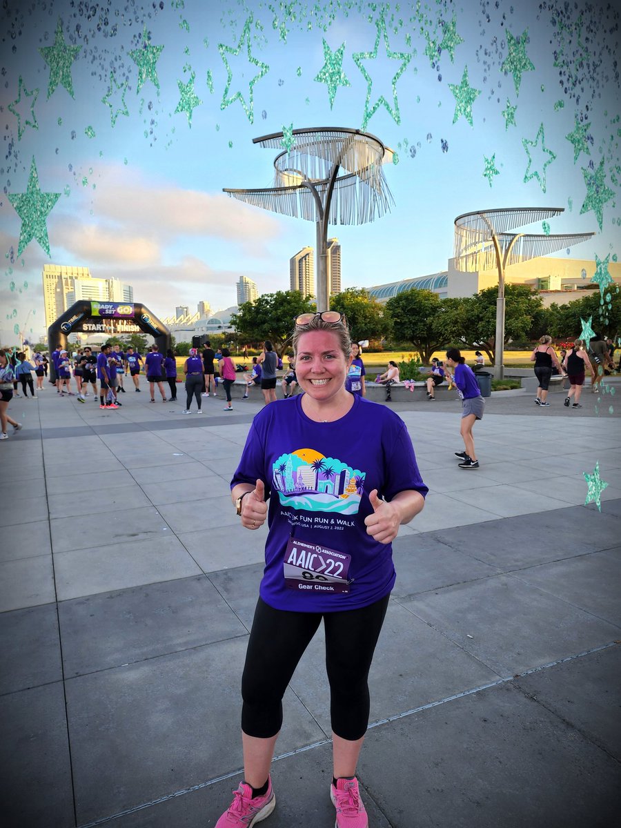 Off to a healthy start this morning, with the AAIC 5K run to #ENDALZ #AAIC22 #YouCanDoIt