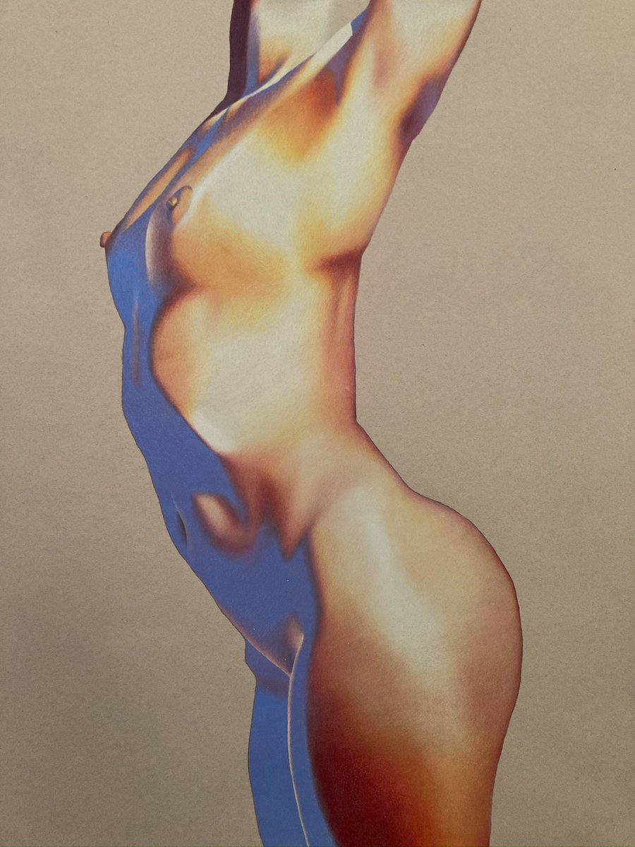 in progress / finished piece