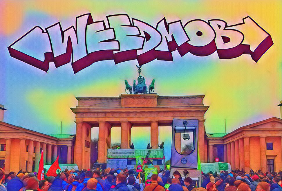 @brokkolisseur What a picture🤩
#Weedmob 
#420Berlin 
#Hanfparade2022