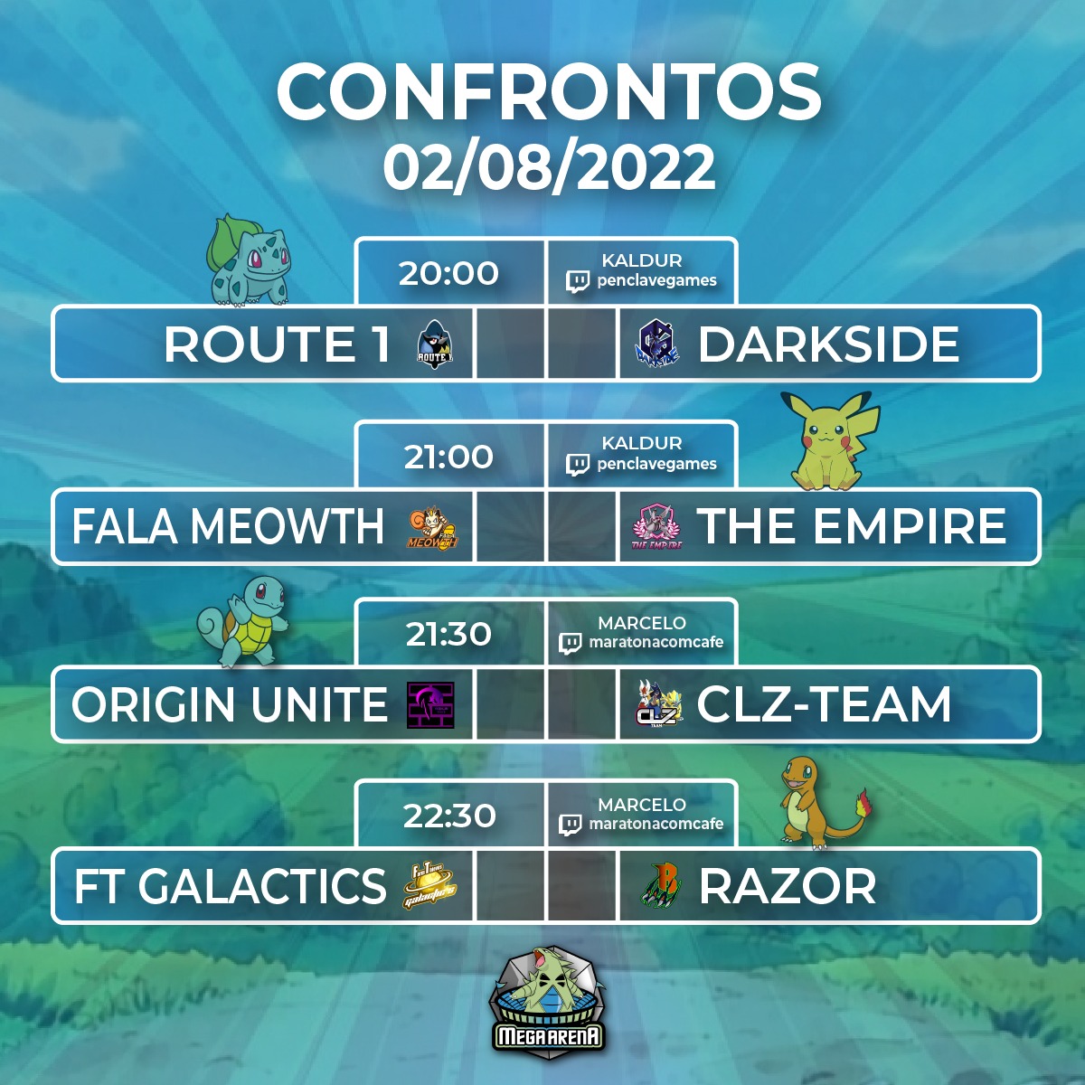 xmgaesports's tweet photo. 📢 ATUALIZAÇÃO NOS JOGOS DE HOJE!! A @eeveemonas (Razor) enfrenta a Farm Thieves Galactics nesse primeiro confronto do Grupo Charmander!! 🔥 https://t.co/jPiX0mxM2J