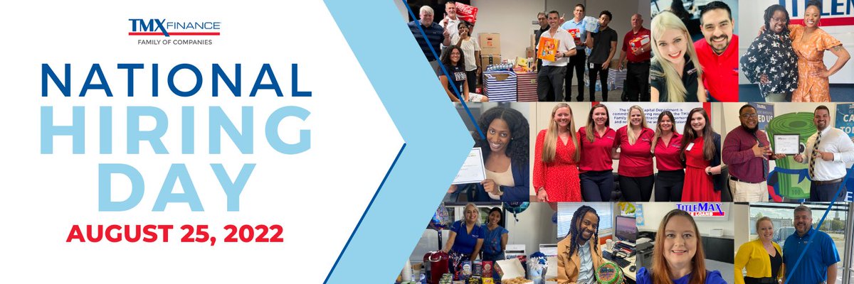 Come discover the best kept secret in town, Join us for #TMXHiringDay <a href="/TitleMax/">TitleMax</a>  #TMXNHD22 8.25.22 Let's get to the NXT Level together.