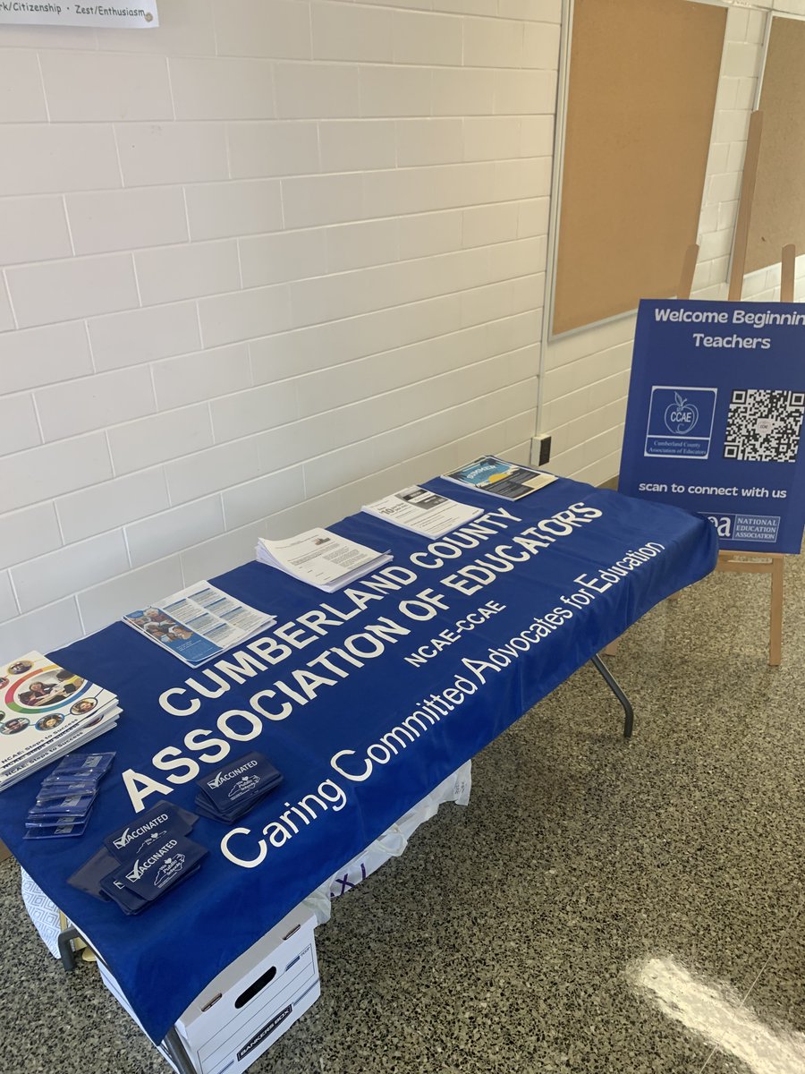 Ready to meet and greet new teachers at #CCSBT22 orientation! 😍