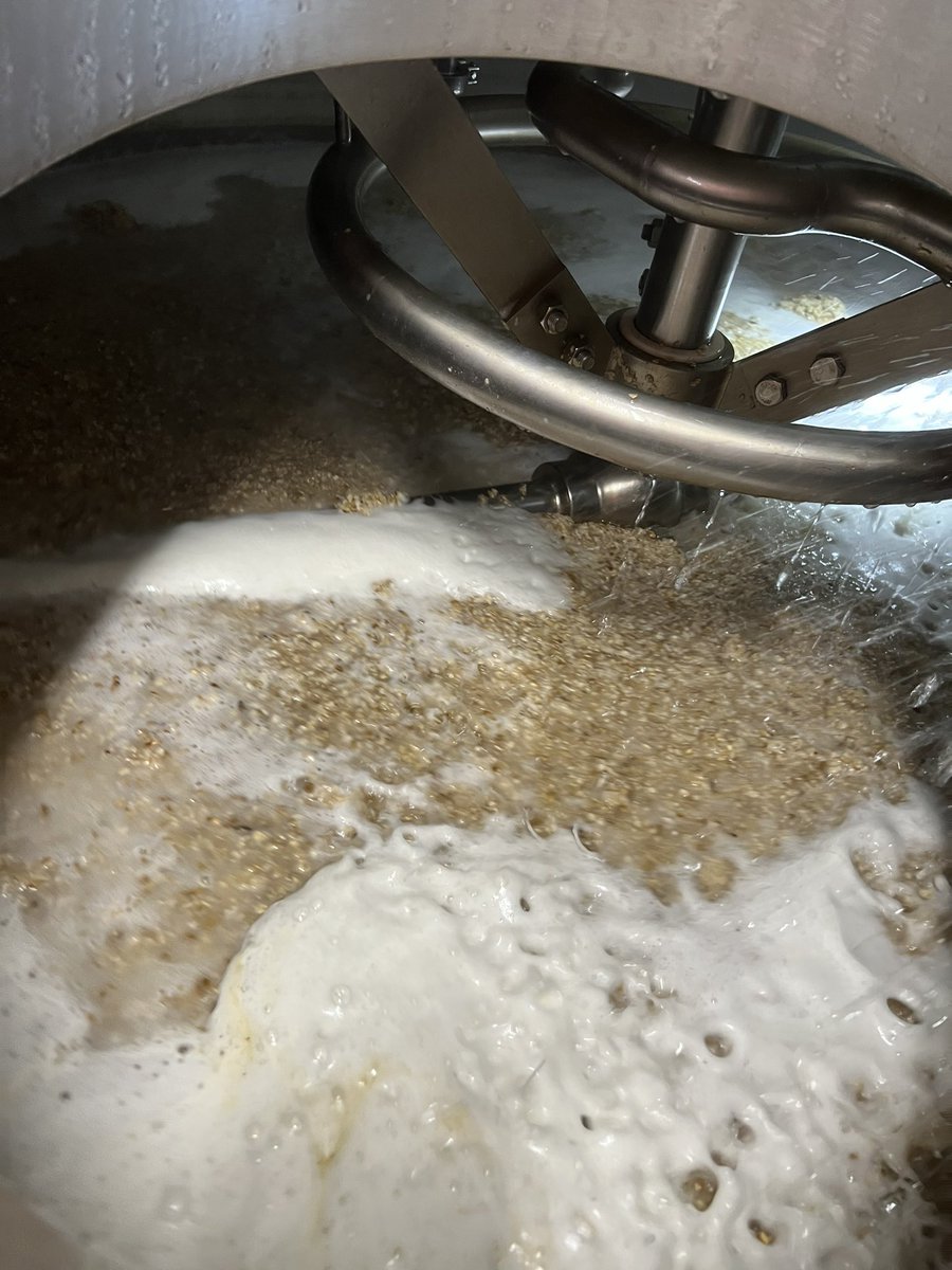 Any TD Tossin’ fans out there?
This is the grain it takes (3,780lbs) to make the 1,395 gallons of TD Tossin’ we are making in the next couple weeks.
Batch #1 going in today!