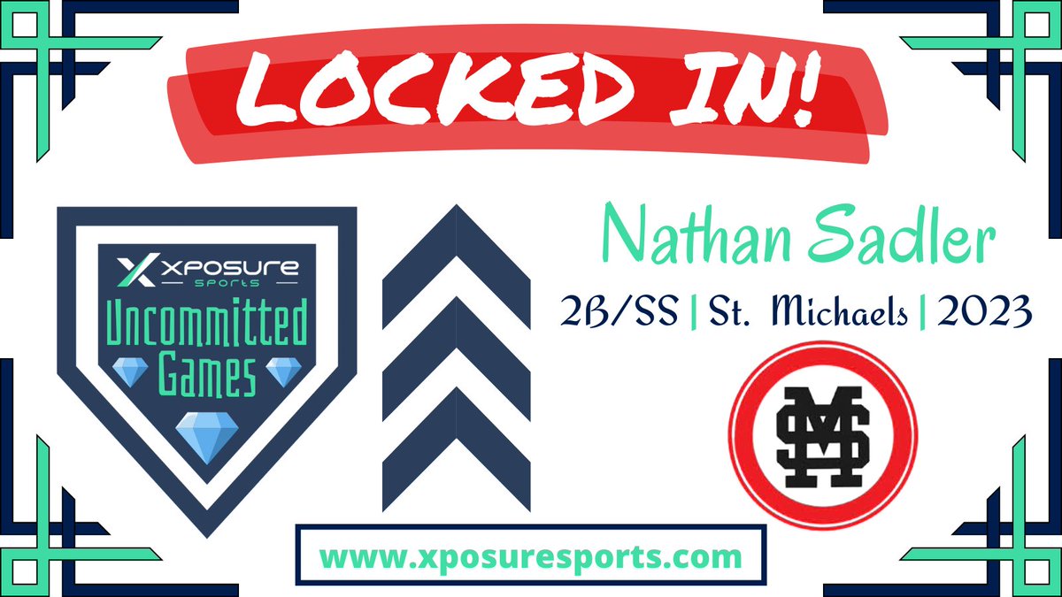 Xposure Sports (@xposure_sports) on Twitter photo ๐ ๐๐๐๐ ๐๐ฉ๐จ๐ฌ๐ฎ๐ซ๐ ๐๐ฉ๐จ๐ซ๐ญ๐ฌ ๐๐ง๐๐จ๐ฆ๐ฆ๐ข๐ญ๐ญ๐๐ ๐๐๐ฆ๐๐ฌ ๐
๐จ ๐ฅ๐ข๐ฆ๐ง๐๐ฅ ๐๐ก๐ก๐ข๐จ๐ก๐๐๐ ๐๐ก๐ง ๐จ
<a href="/NateSadler6/">Nate Sadler</a> from <a href="/GoSaintMichaels/">St. Michaels Baseball</a> is locked in for the Uncommitted Gamesโผ๏ธ ๐
Event Preview โคต๏ธ
xposuresports.com/posts/uncommitโฆ ๐ ๐๐๐๐ ๐๐ฉ๐จ๐ฌ๐ฎ๐ซ๐ ๐๐ฉ๐จ๐ซ๐ญ๐ฌ ๐๐ง๐๐จ๐ฆ๐ฆ๐ข๐ญ๐ญ๐๐ ๐๐๐ฆ๐๐ฌ ๐
๐จ ๐ฅ๐ข๐ฆ๐ง๐๐ฅ ๐๐ก๐ก๐ข๐จ๐ก๐๐๐ ๐๐ก๐ง ๐จ
<a href="/NateSadler6/">Nate Sadler</a> from <a href="/GoSaintMichaels/">St. Michaels Baseball</a> is locked in for the Uncommitted Gamesโผ๏ธ ๐
Event Preview โคต๏ธ
xposuresports.com/posts/uncommitโฆ