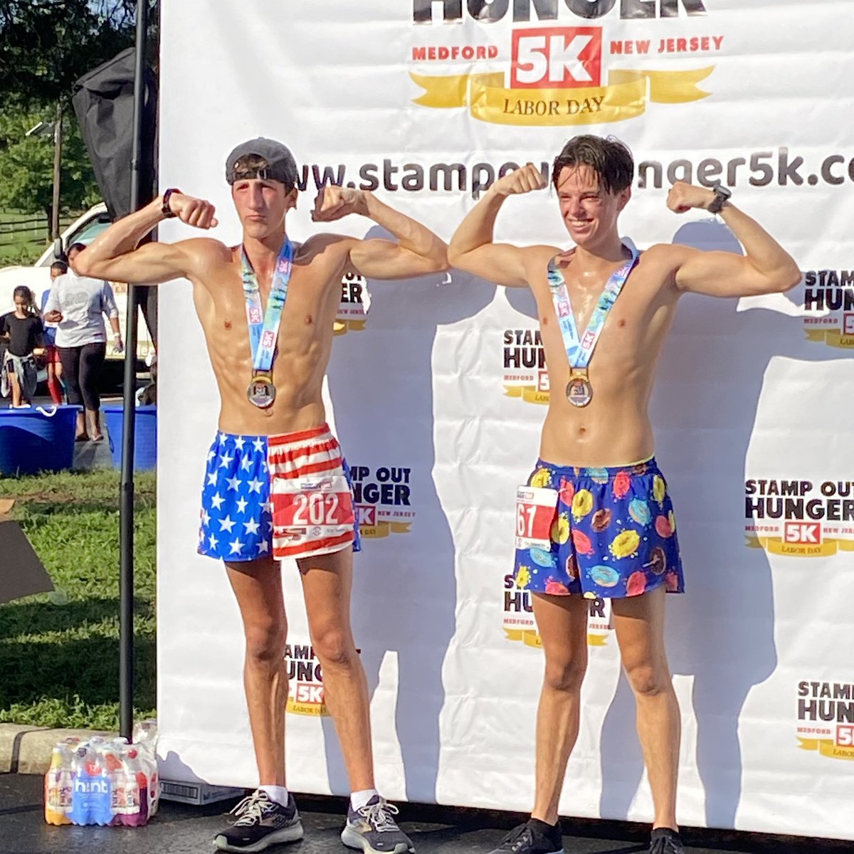 Hunger5K's tweet photo. Be sure to memorialize your 5k efforts with a picture in front of our banner! 
#stampouthunger5k #endhungerinSJ  https://t.co/VJIBilpfrv https://t.co/3brWBqgmno