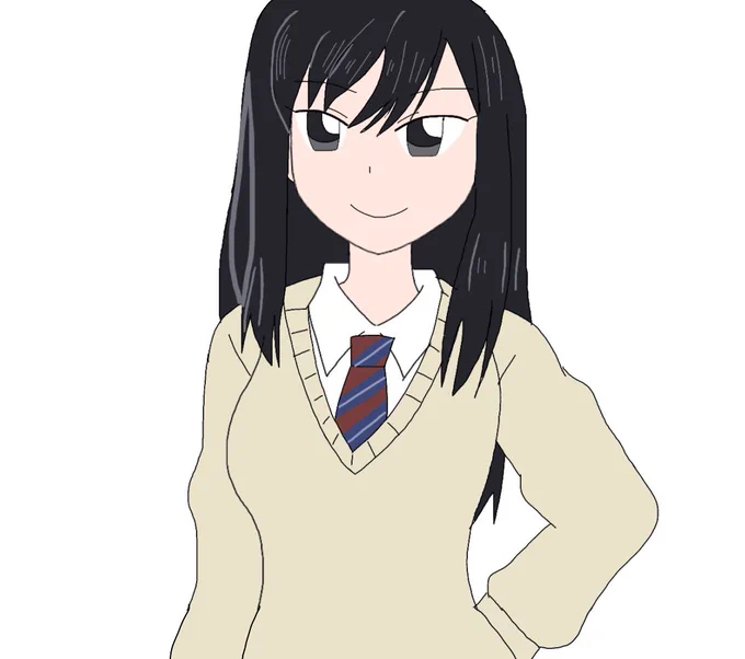 #スーパーカブ去年描いた物ですが、8月2日は「スーパーカブ」より礼子の誕生日誕生日おめでとう 