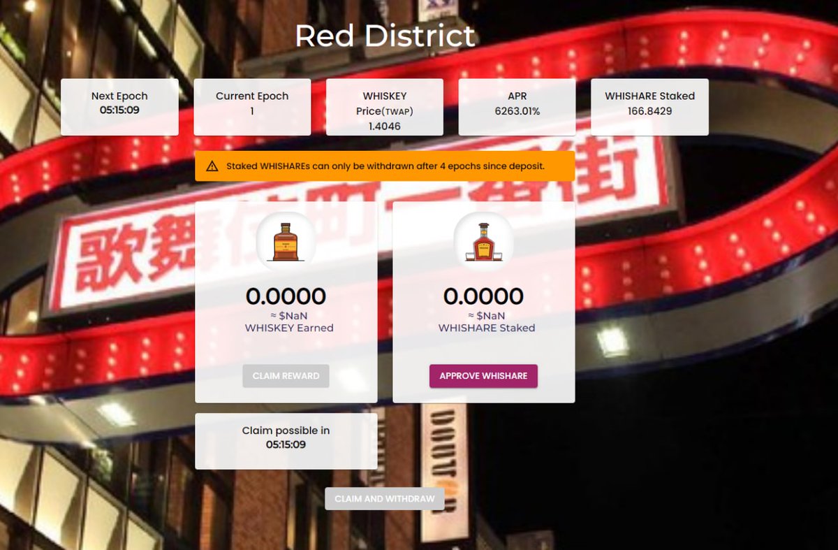 NlifeFinance's tweet image. BOARDROOM LIVE NOW!!🚀🚀

Stake Whishare to earn Whisky with high APR🔥🔥

Sorry if it's late. because there is a problem in allocatedseigniorage

@MMFcrypto @VVS_finance @v3sfinance @ApeOClock 
#cro #crofarm #entos #defi #tombfork