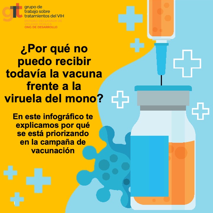 📢 Algunas personas os estáis preguntando por qué siendo candidatos a recibir la vacuna frente a la #ViruelaDelMono todavía no podéis recibirla
👉🏻 Hemos hecho este infográfico para que podáis entender la priorización en la campaña de vacunación